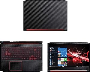 Decalrus - Protective Decal for Acer Nitro 5 AN515-54 (15.6