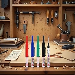 Juroicessry 4 Pcs Multi Purpose Deep Hole Marker