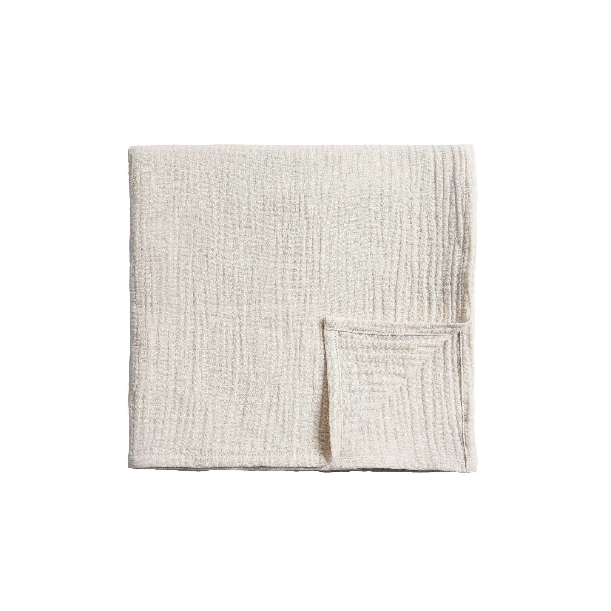 Photo 1 of Meracorallo Muslin Swaddle Blanket, 100% Cotton Receiving Blanket Soft and Breathable Swaddle Wrap for Baby Boys and Girls, Cream