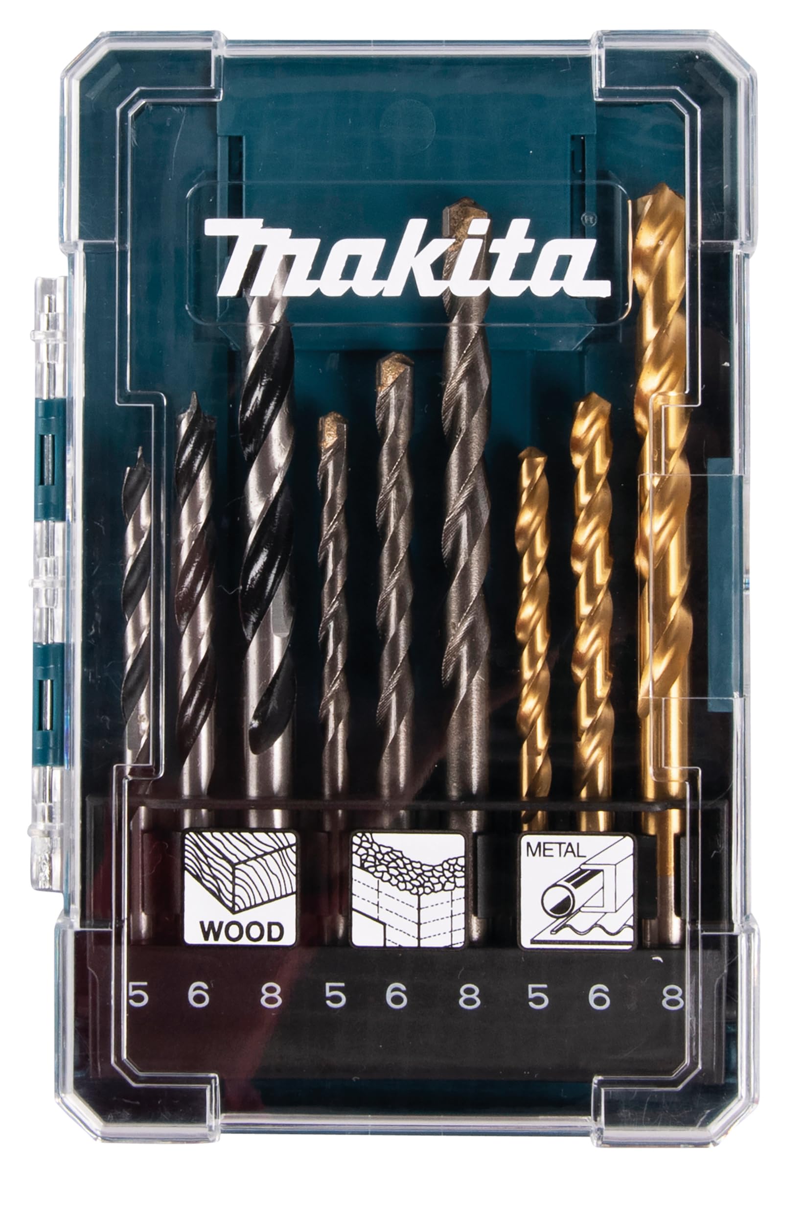 Makita D-71962 9 Piece Drill Bit Set