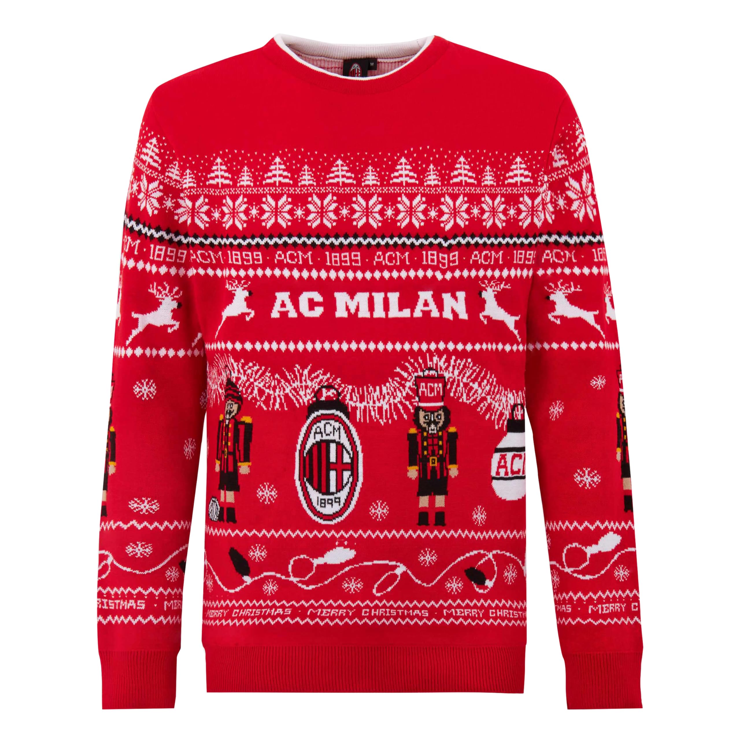AC Milan Maglione Di Natale 2023 Sweater, Rossonero, XL