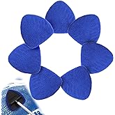 XGKHOM 7 Pack Upgrade Car Cleaner Tool Bonnets, Microfiber Cloths for Inside Windshield, Interior Cleaner Tool Replaceable Cleaning Bonnets, Fit 6.5', Blue