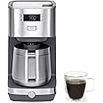 GE Drip Coffee Maker With Timer | 10-Cup Thermal Carafe Pot Keeps Coffee Warm for 2 Hours | Adjustable Brew Strength | Wide S