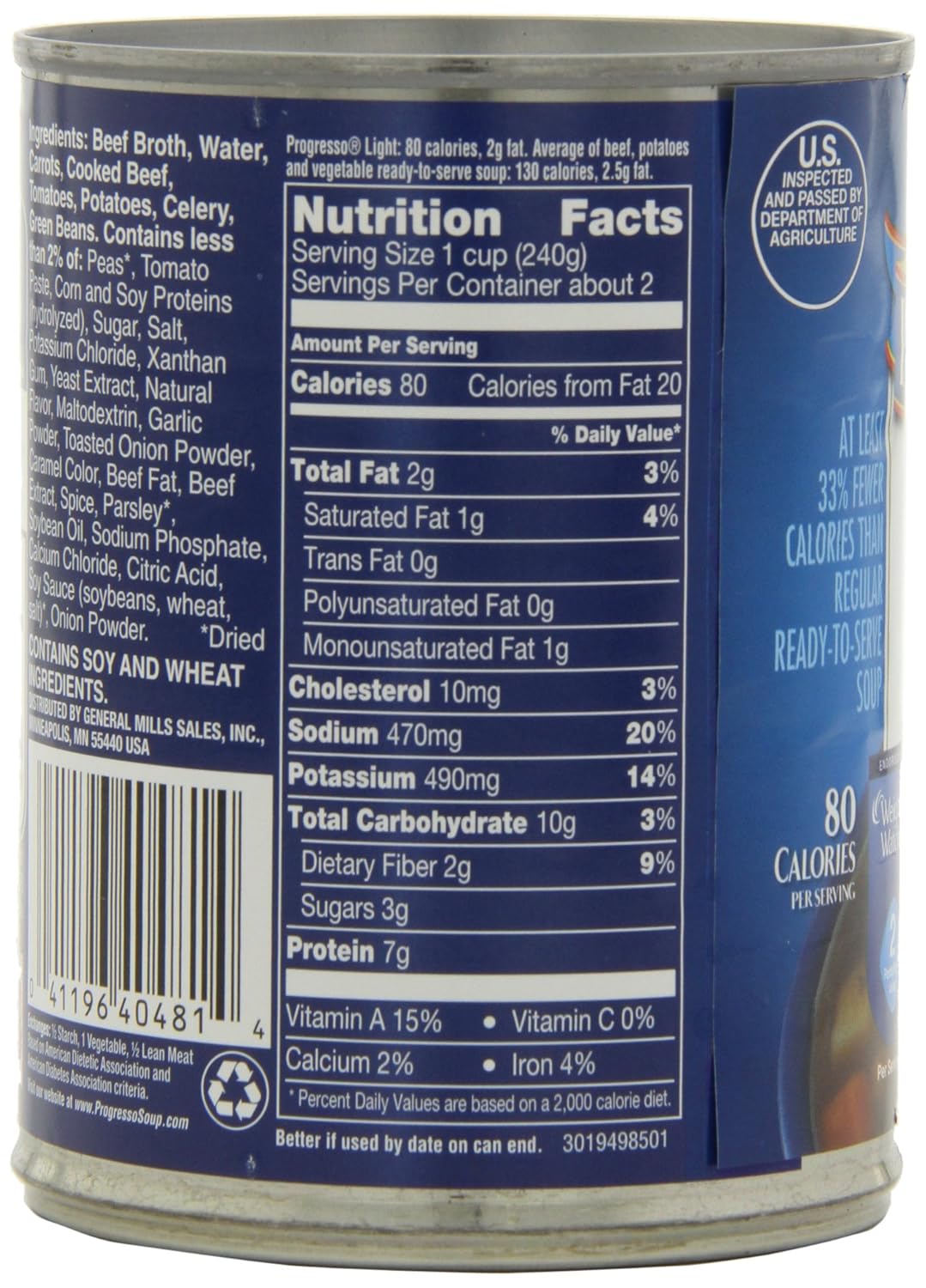 31 Progresso Soup Nutrition Label Labels Design Ideas 2020