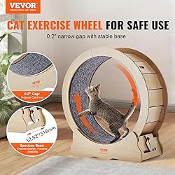 VEVOR Cat Exercise Wheel, Large Treadmill Wheel for