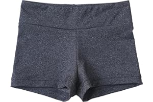 Swdarz Girls Gymnastics Dance Shorts Spandex Athletics Short for Golf Tennis Volleyball Running Tumbling