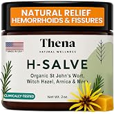 Intense Hemorrhoid Treatment Natural Hemorrhoid Relief Cream, Max Strength Herbal Anal Fissure Relief Ointment with Organic Witch Hazel for Postpartum Piles, Best with Thena Sitz Bath Soak Women Men