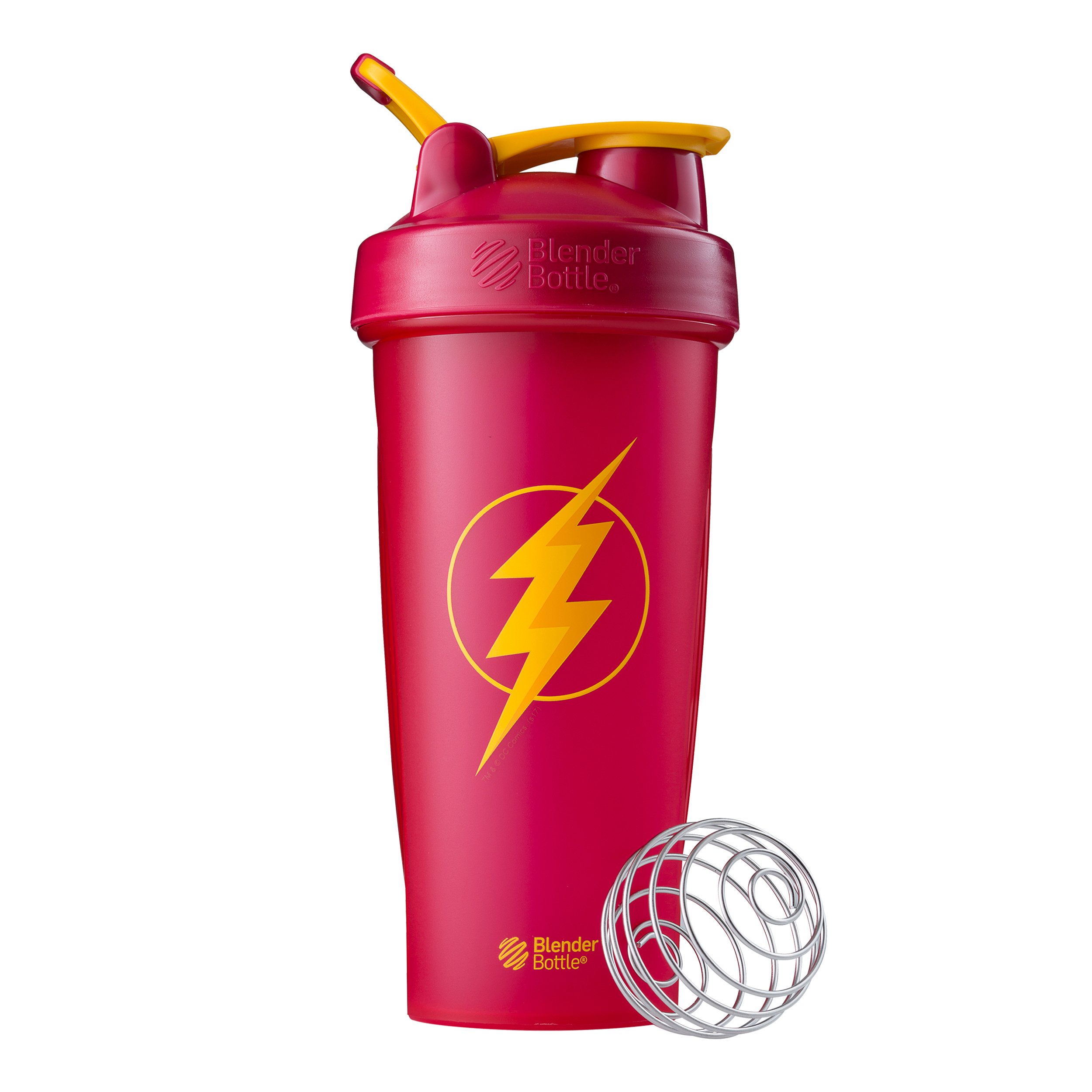 Flash Blender Bottle Justice League Superhero Classic 28 Ounce Shaker