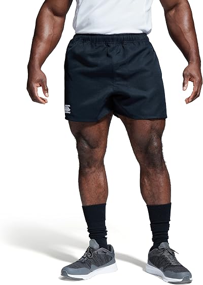 Canterbury Men's Professional Cotton Shorts Rugby Short Black XL
