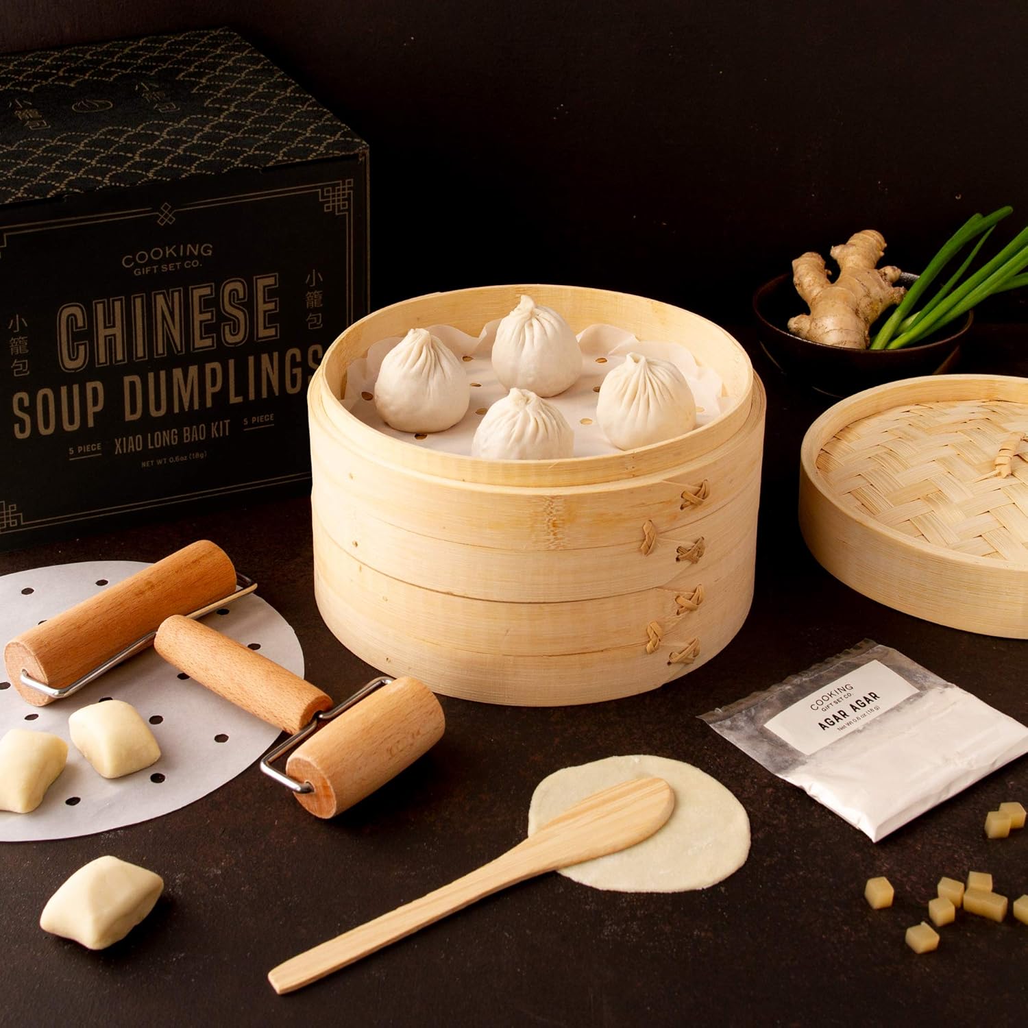 Cooking Gift Set | 5 PC Chinese Soup Dumpling Kit | Unique Gifts for Friends | Kitchen Gifts for Women Who Love to Cook: Grocery & Gourmet Food