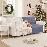 CYCMACO Waterproof Dog Bed Cover, Non-Slip Dog Blanket for Couch, Couch Covers for Dogs Washable, Pet Blanket for Furniture, Pet Bed Mat for Sofa, Car, Pet Supplies (52x82 Inch, Grey Blue)