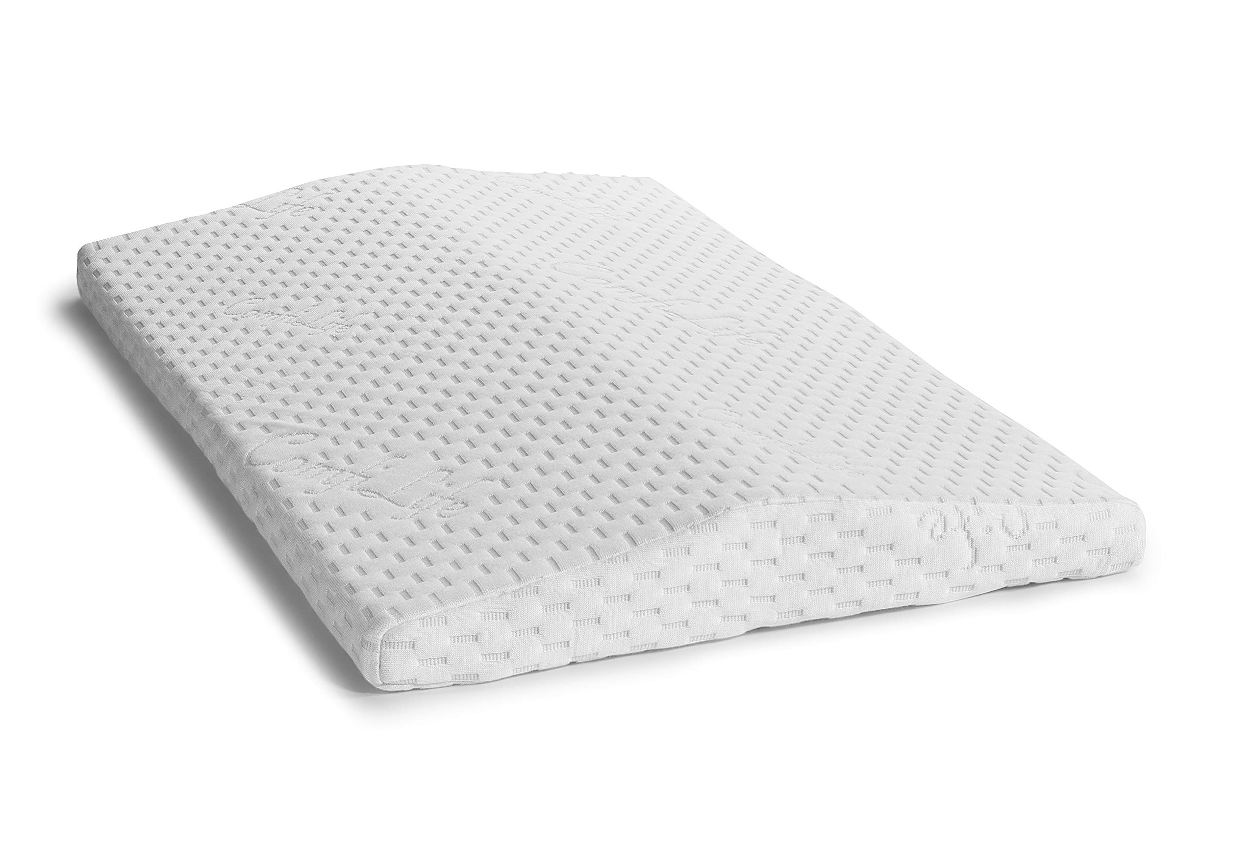ComfiLife Lumbar Support Pillow for Sleeping Memory Foam Pillow for Back Pain Relief - Side, Back and Stomach Sleepers  - Triangle Wedge Bolster Pillow - Bed Rest Pillow (White, Standard)