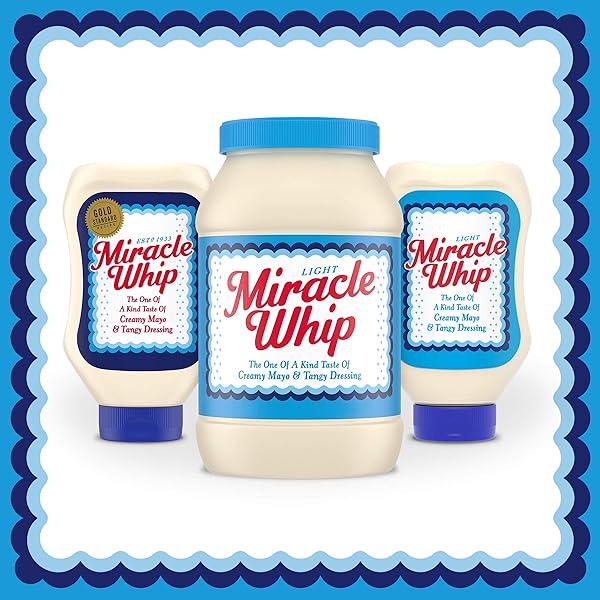 MIRACLE WHIP LIGHT DRESSING (30 OZ JAR)
