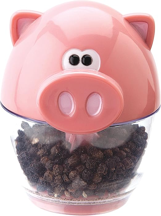 Amazon Com Joie Oink Oink Pepper Mill Or Salt Grinder With