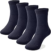 COTTON DAY Unisex School Kids Boys Girls Soft Combed Cotton Athletic Socks | Nature, Soft, Breathable, Combed Cotton Oeko-Tex Standard 100 Certified, Seamless Toe, High Ribbed Top Style