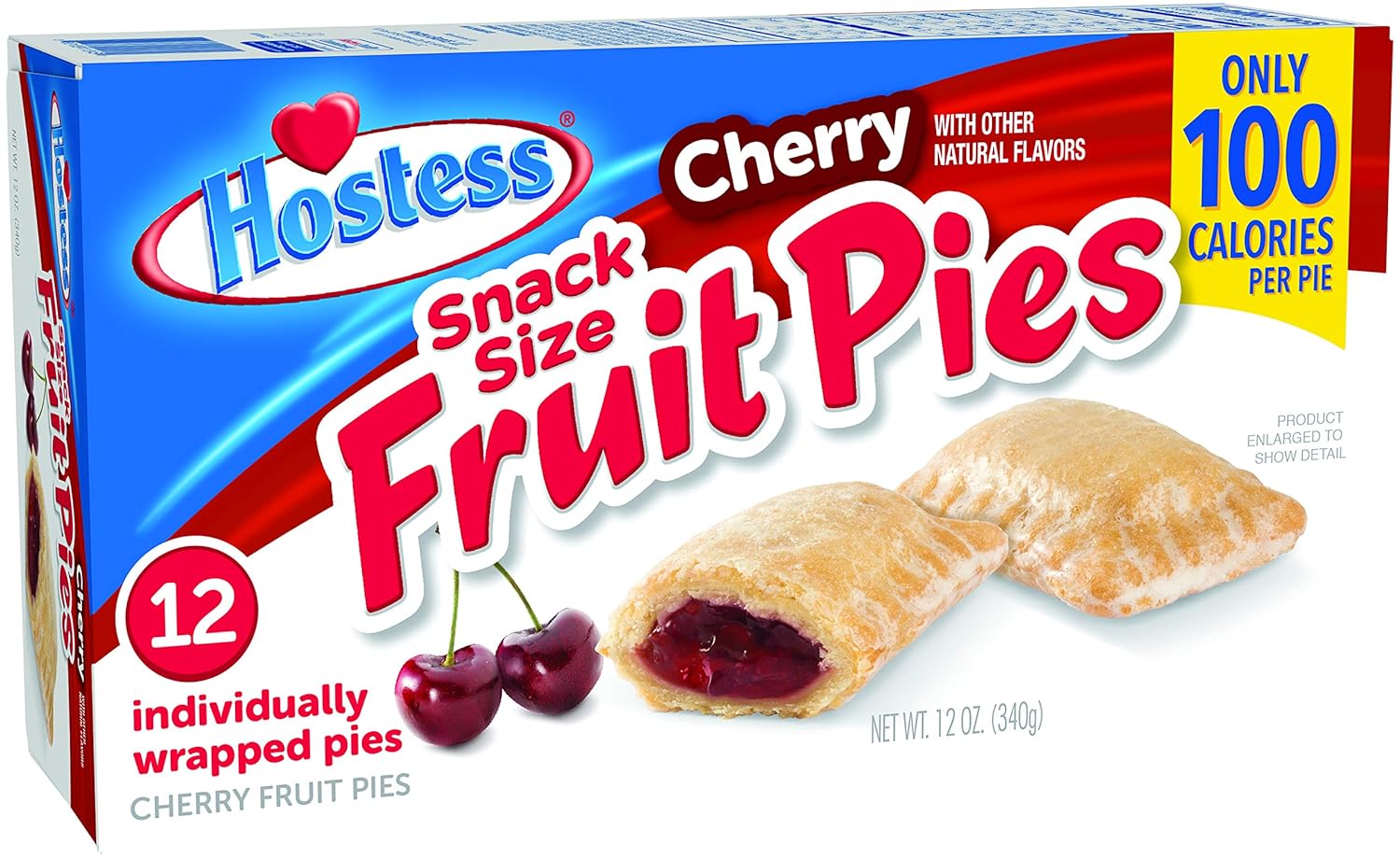 Hostess Mini Fruit Pies Cherry 12 Count Pack Of 6 Amazon Com Grocery Gourmet Food