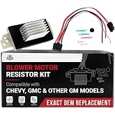 Lower HVAC Blower Motor Resistor - Compatible with Buick, Cadillac, Chevrolet &amp; More - Allure, Century, Lacrosse, Rainier, Escalade, Escalade ESV - Heater Blower Resistor - Replaces 1581773, 89018778