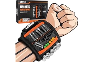 Lenski Stocking Stuffers for Men Adults, Christmas Gifts for Men, Magnetic Wristband Tool Belts Dad Gifts for Men Unique, White Elephant Gifts for Adults, Cool Stuff Gadgets for Men