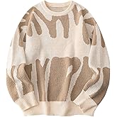 Verdusa Women's Graphic Ugly Sweater Long Sleeve Crew Neck Pullover Knit Tops Fall Clothes Streetwear