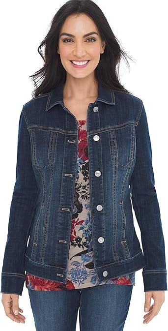 chico's white jean jacket