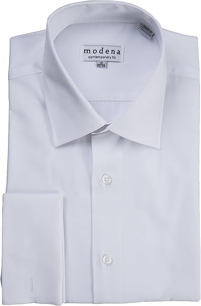 spread collar french cuff dress shirt