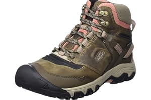 KEEN womens Ridge Flex Mid Height Waterproof Hiking Boot