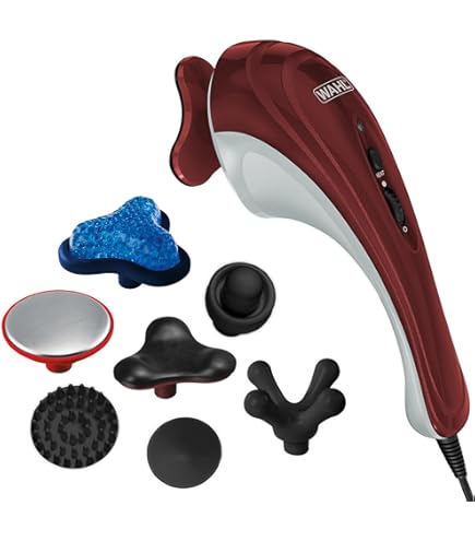 Amazon.com: Conair Face & Body Massager with 4 Versatile Attachments for  Neck, Back, Scalp, Knee, Head, Face and Leg - Deep Tissue Vibration Massage  for Tension Relief : Health & Household