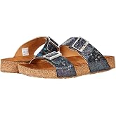 HAFLINGER Andrea Elegant Leather Sandals with Rubber Sole and Cork Latex Footbed Unisex