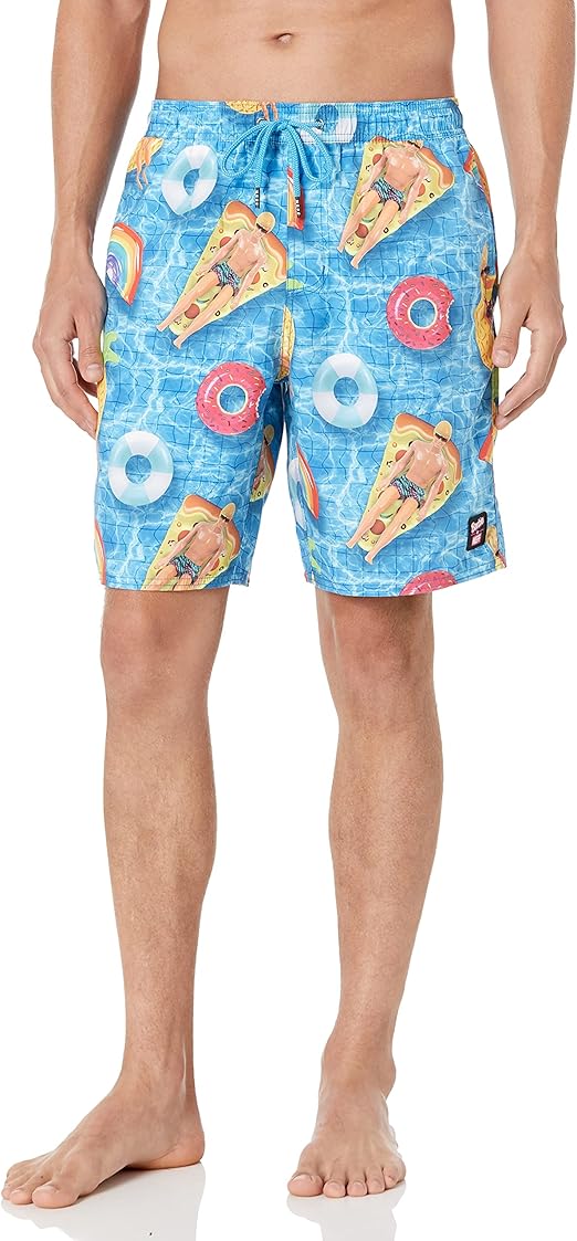 NEFF mens BARBIE HOT TUBS Neff Mattel Barbie Hot Tub Swim Surf Shorts