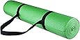 BalanceFrom GoYoga All Purpose High Density Non-Slip Exercise Yoga Mat with Carrying Strap