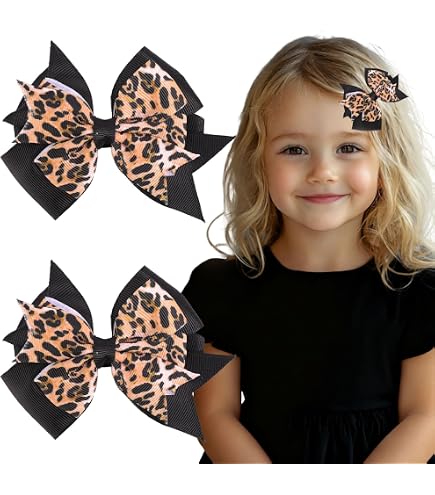 ZARA Bow Hair Clip - Animal Print Zara Brown Hair Accessories for Women on Sale up to 90% Off  main image 3