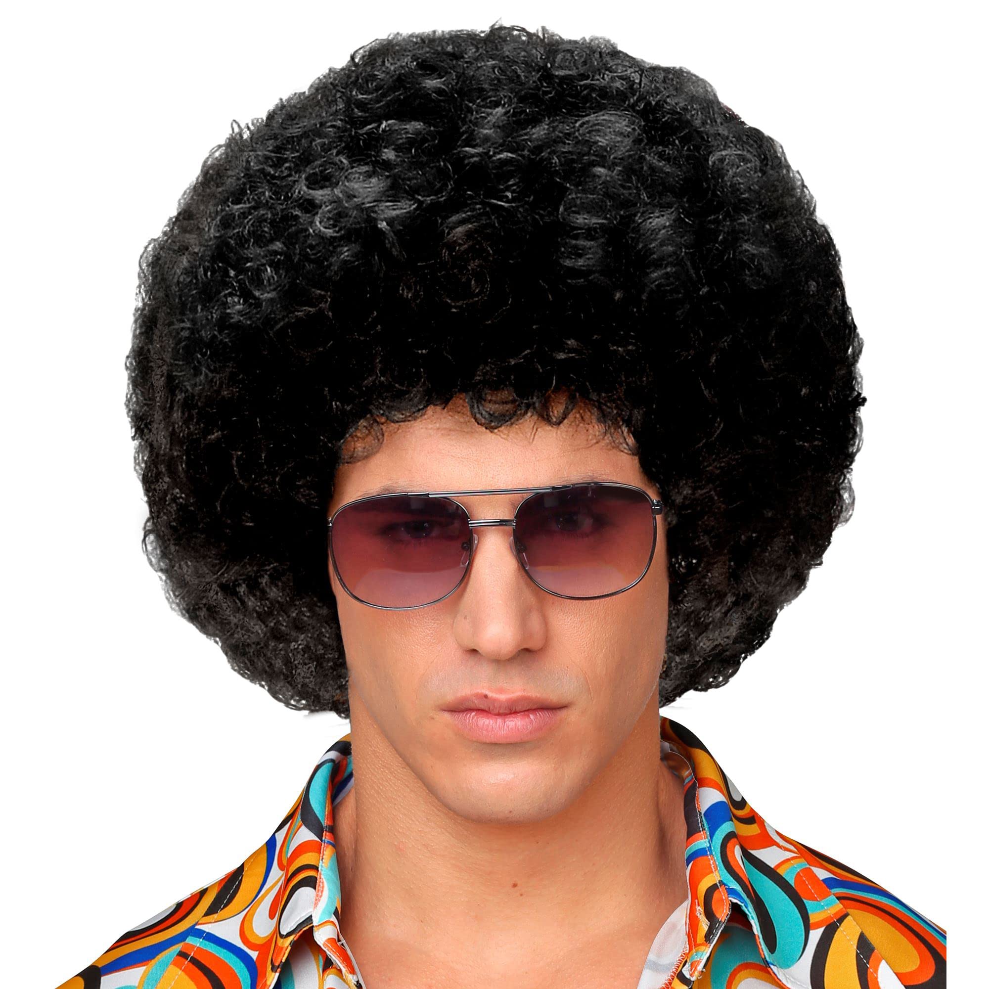 Unisex Curly - Black Wig for Hair Accessory Fancy Dress