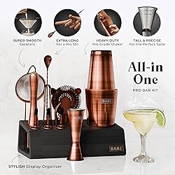 BARE BARREL® Mixology Bartender Kit Bar Set