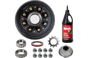 The Trailer Parts Outlet - 10K GD Trailer Axle Hub and Drum Assembly - 8 Lug (Made After May 2013)