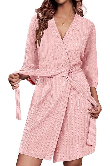 Summer Robe For Women Ekouaer Women's Lightweight Waffle