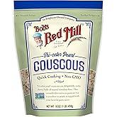Bob's Red Mill Tri-Color Pearl Couscous, Quick Cooking - 1 Pound (Pack of 4) - Non-GMO, Vegan, Israeli Couscous