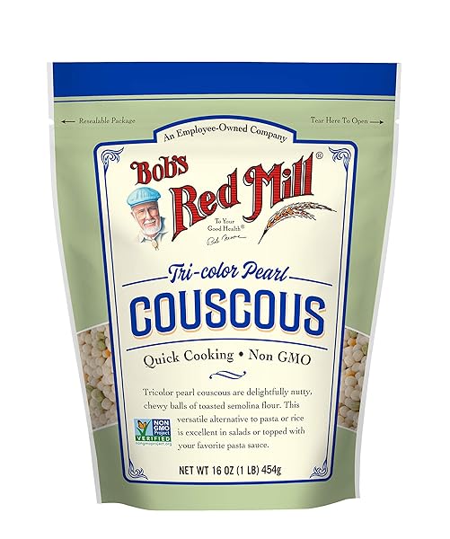 BOB’S RED MILL TRI-COLOR PEARL COUSCOUS, QUICK COOKING...
