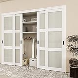 Paintable Sliding Closet Door 96" x