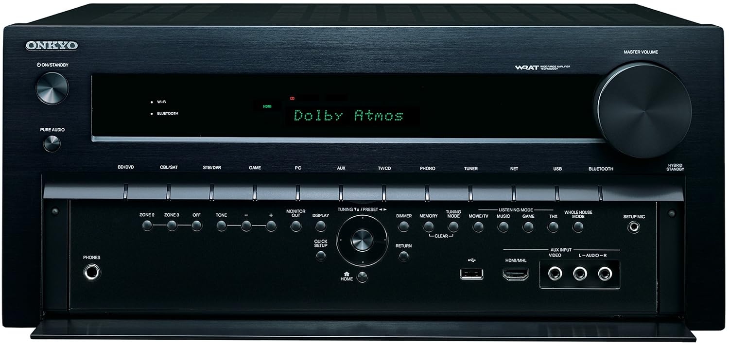 Amazon.com: Onkyo TX-NR838 7.2-Ch Network A/V Receiver w/ HDMI 2.0:  Electronics