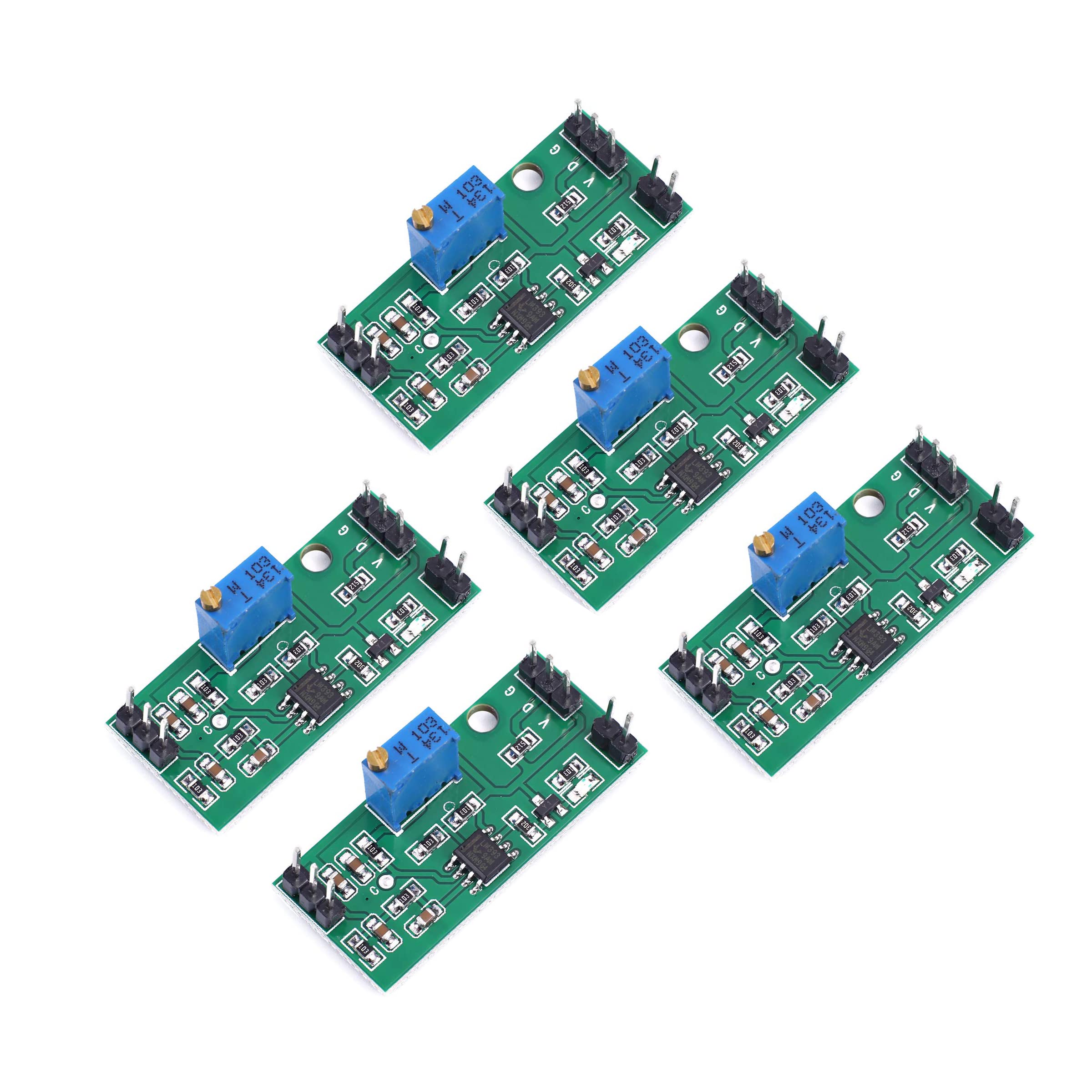 3 Moduli Comparatore LM393 3.5-24V - Controllo Tensione Con LED - Foto 1
