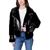 [BLANKNYC] womens Vegan Leather Bonded Moto Jacket