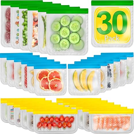 silicone freezer bags