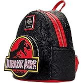 Loungefly Jurassic Park Logo Womens Double Strap Backpack
