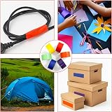 WELSTIK 6 Colored Duct Tapes 50MM x 9.14M Waterproof Tear by Hand view 5