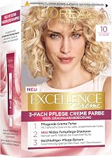 L'Oreal Paris Excellence Cream 10 Light Blonde Hair Colour Set 3 x 268 g view 7