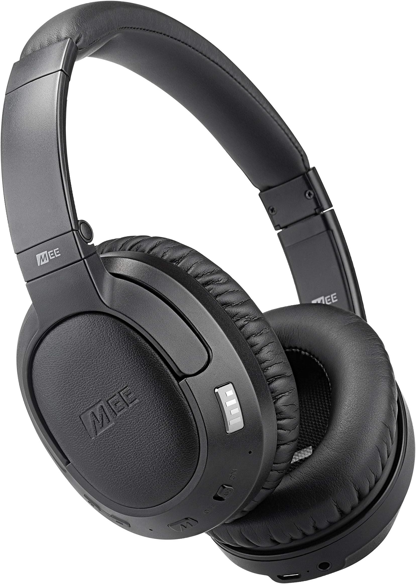 MEE audio - Matrix Cinema, Bluetooth Headphones, Active Noise Cancelling, aptX Low Latency, Long Battery Life, Headphone, Protective Carry Case - Included.