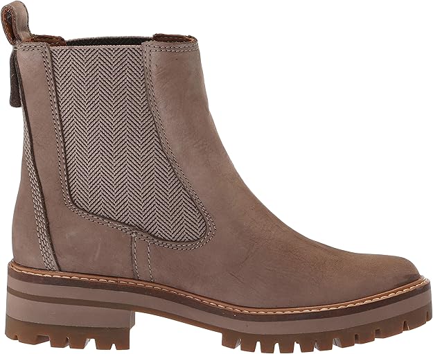 timberland women's courmayeur valley chelsea boots in grey nubuck