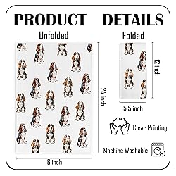 Yorhifa Basset Hound Dog Kitchen Dish