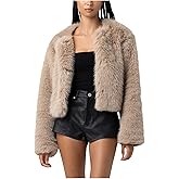 [BLANKNYC] womens Prime Asset Faux Fur Collarless Jacket