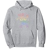 Dia De Los Muertos Sugar Skull Unicorn Pullover Hoodie